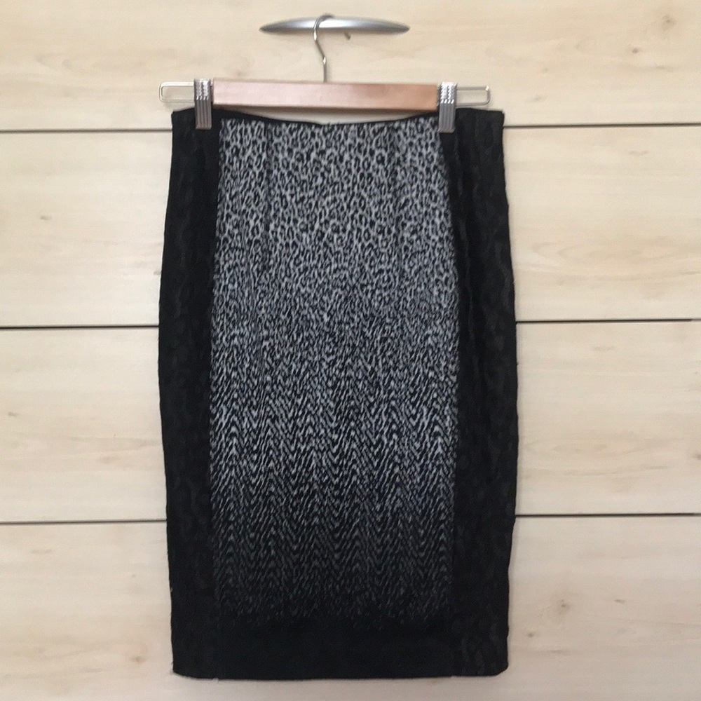 Byron Lars Stretch Pencil Skirt